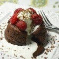 Chocolate Lava Cake with Ice Cream